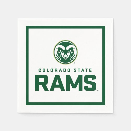 Colorado State University Rams Napkins