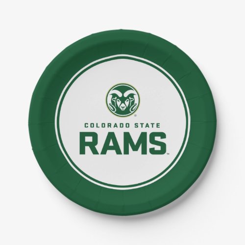 Colorado State University Rams Paper Plates