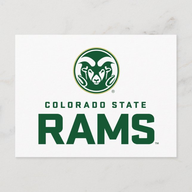 Colorado State University Rams Postcard (Front)