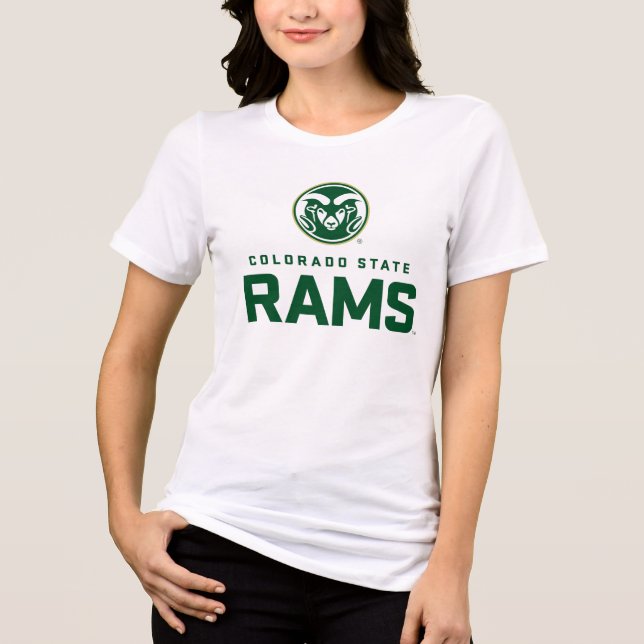Colorado State University Rams Tri-Blend Shirt (Front)