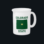 Colorado State University State Love Beverage Pitcher<br><div class="desc">Check out these new Colorado State University designs! Show off your CSU Ram pride with these new Colorado State products. These make perfect gifts for the Ram student,  alumni,  family,  friend or fan in your life.</div>