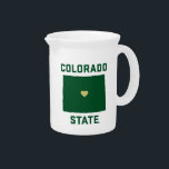 Colorado State University State Love Beverage Pitcher<br><div class="desc">Check out these new Colorado State University designs! Show off your CSU Ram pride with these new Colorado State products. These make perfect gifts for the Ram student,  alumni,  family,  friend or fan in your life.</div>