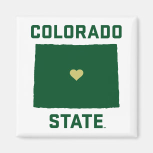 Colorado State University State Love Magnet