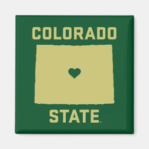 Colorado State University State Love Magnet
