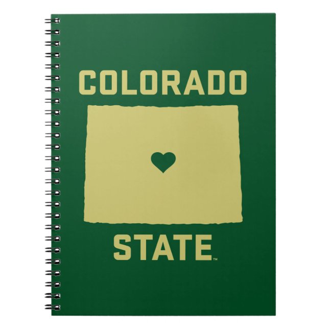 Colorado State University State Love Notebook (Front)
