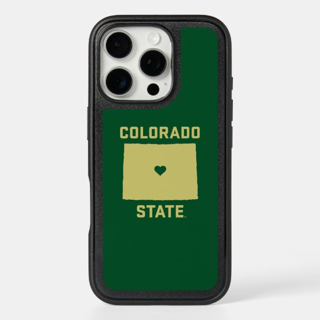 Colorado State University State Love Otterbox iPhone Case (Back)