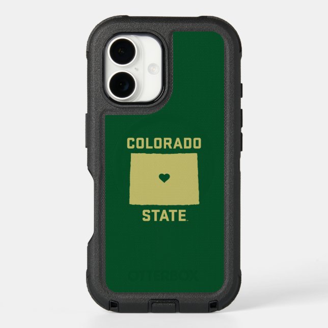 Colorado State University State Love Otterbox iPhone Case (Back)