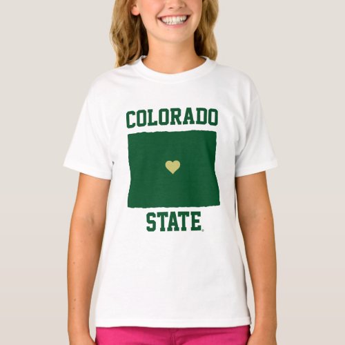 Colorado State University State Love T_Shirt