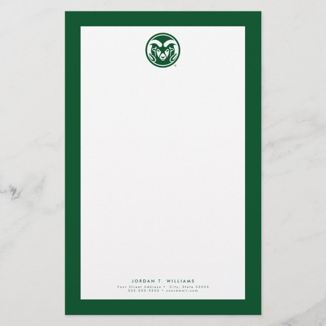 Colorado State University Stationery (Front)