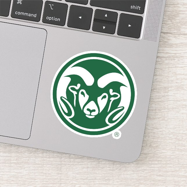 Colorado State University Sticker (Detail)