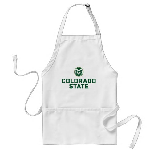 Colorado State University with Logo Adult Apron