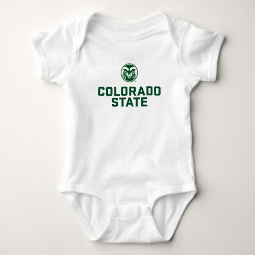 Colorado State University with Logo Baby Bodysuit