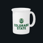 Colorado State University with Logo Beverage Pitcher<br><div class="desc">Check out these new Colorado State University designs! Show off your CSU Ram pride with these new Colorado State products. These make perfect gifts for the Ram student,  alumni,  family,  friend or fan in your life.</div>
