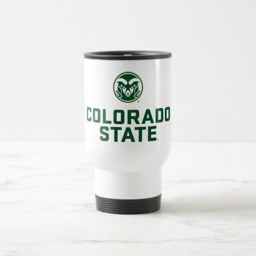 Colorado State University with Logo Travel Mug