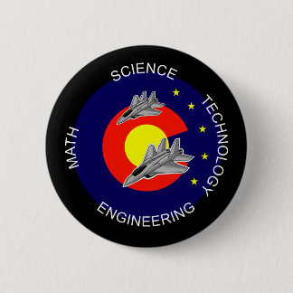 Colorado STEM Pinback Button