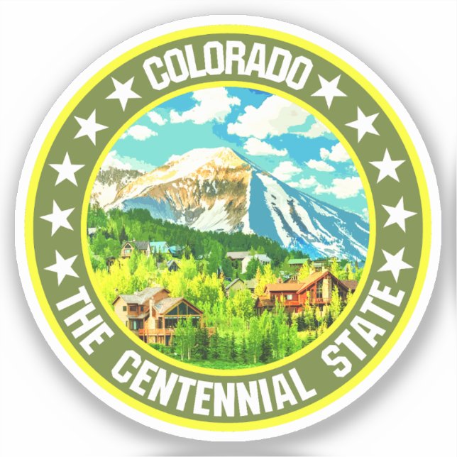 Colorado                                           sticker (Front)