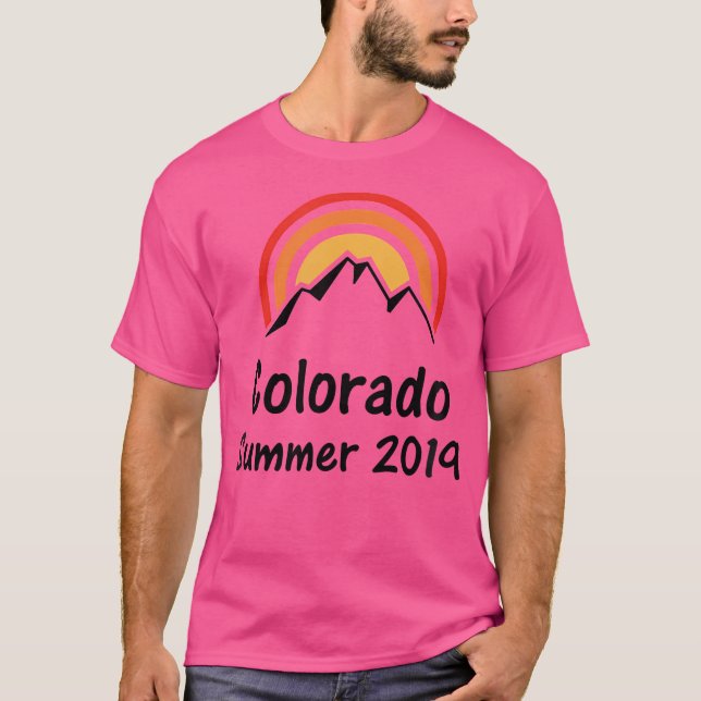Colorado Summer 2019 Shirt Family Vacation Hiking  (Front)