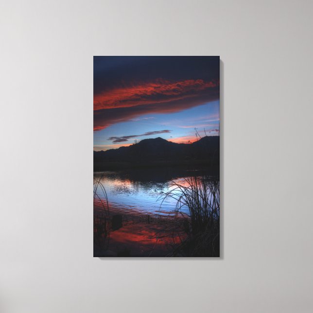 Colorado Sunset Canvas Print (Front)