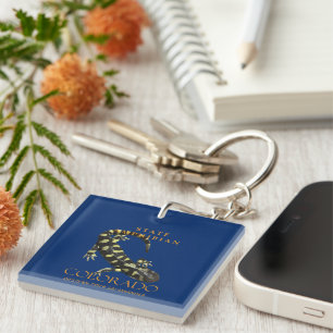 Colorado Territory Amphibian The Barred Tiger Keychain
