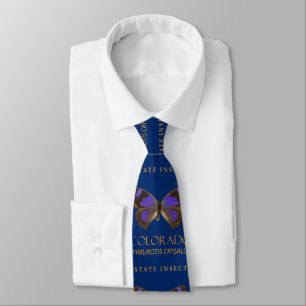 Colorado Territory Insect The Hairstreak Butterfly Neck Tie