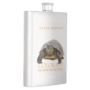 Colorado Territory Reptile Western Painted Turtle Flask