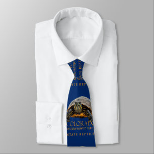 Colorado Territory Reptile Western Painted Turtle Neck Tie