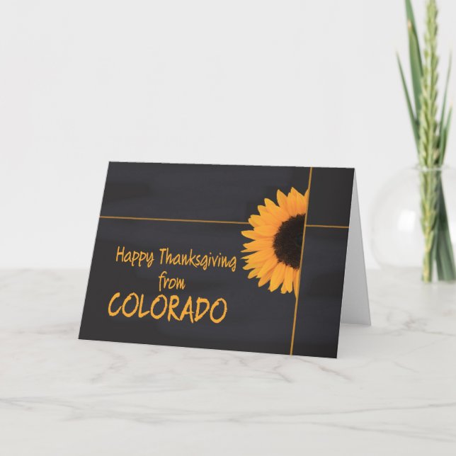 Colorado Thanksgiving Card (Front)