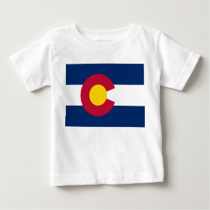 Colorado: The Centennial US State Flag Baby T-Shirt