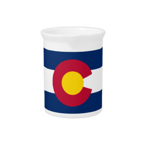 Colorado: The Centennial US State Flag Beverage Pitcher