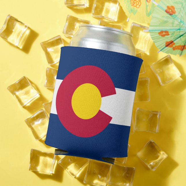 Colorado: The Centennial US State Flag Can Cooler (In Situ Summer)