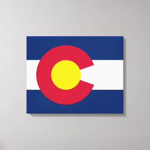 Colorado: The Centennial US State Flag Canvas Print