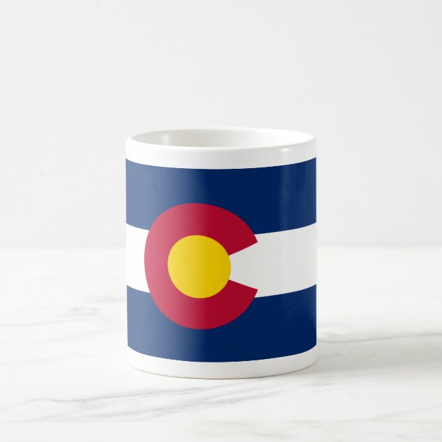 Colorado: The Centennial US State Flag Coffee Mug (Center)