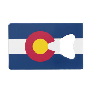 Colorado: The Centennial US State Flag Credit Card Bottle Opener