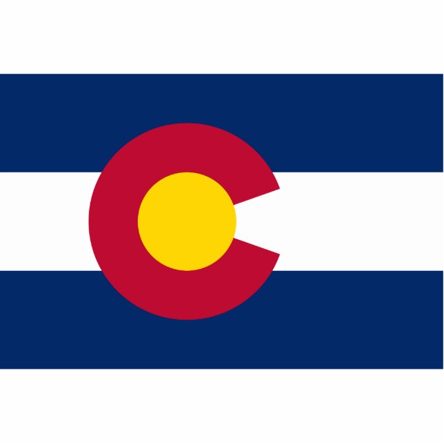 Colorado: The Centennial US State Flag Cutout (Front)