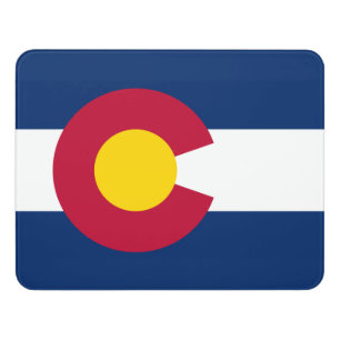 Colorado: The Centennial US State Flag Door Sign