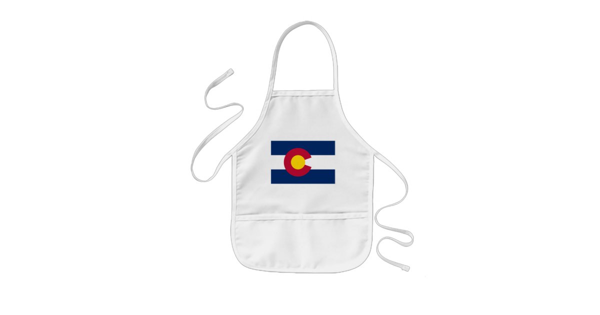 Colorado: The Centennial US State Flag Kids' Apron | Zazzle
