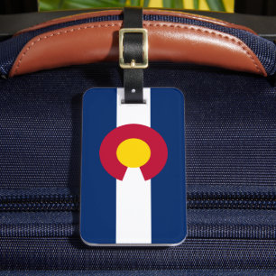 Colorado: The Centennial US State Flag Luggage Tag