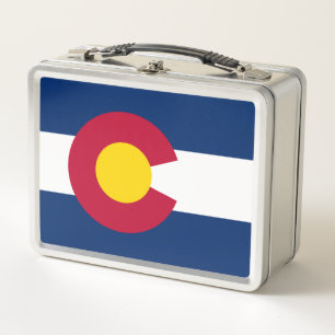 Colorado: The Centennial US State Flag Metal Lunch Box