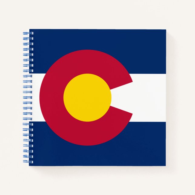 Colorado: The Centennial US State Flag Notebook (Front)