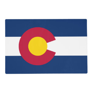 Colorado: The Centennial US State Flag Placemat