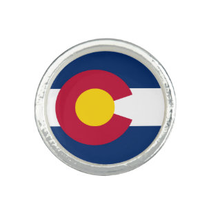 Colorado: The Centennial US State Flag Ring