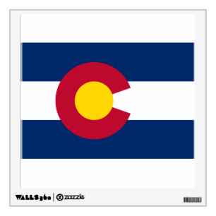 Colorado: The Centennial US State Flag Wall Decal