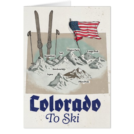 Colorado to Ski Cards (Front)