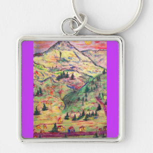 colorado town keychain