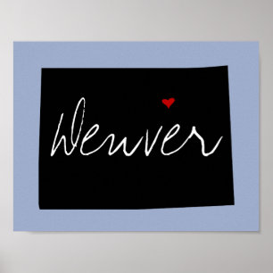 Colorado Town Poster