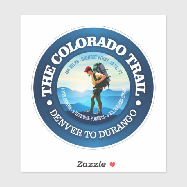 Colorado Trail (C) Sticker (Sheet)