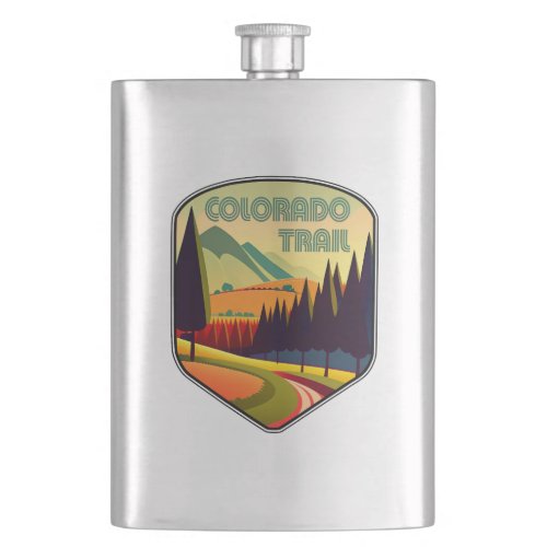 Colorado Trail Colors Flask