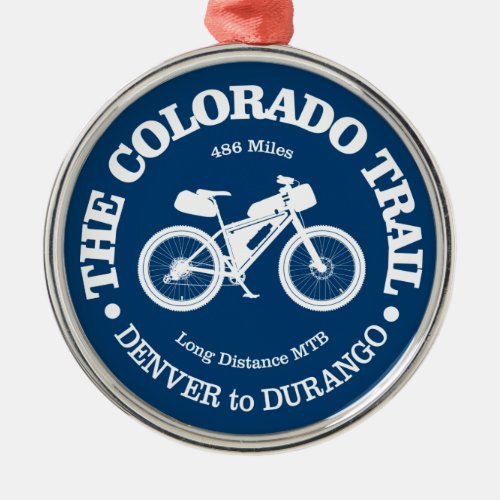 Colorado Trail MTB Metal Ornament