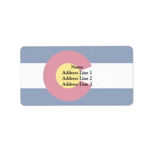 Colorado United States Label