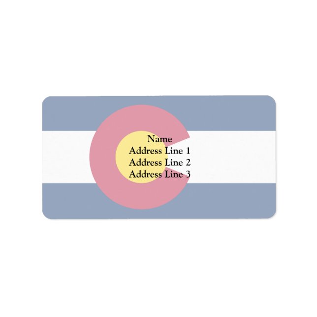 Colorado, United States Label (Front)